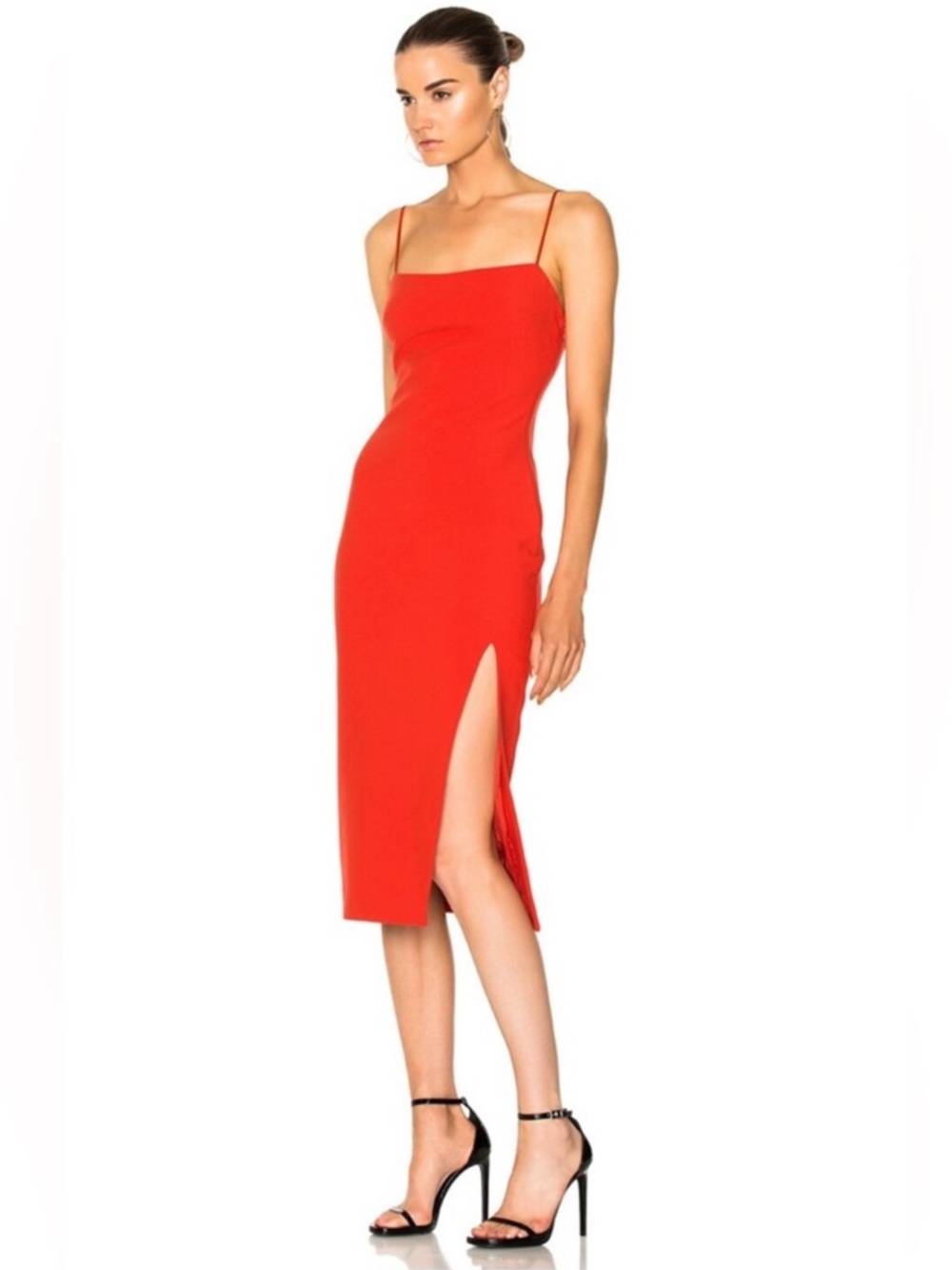 Cinq A Sept Cairen Red Cocktail Dress